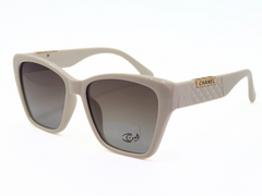 CHANEL-Skin Colour -Female-Plastic - Hexa Square - CR UV400 - Medium -Eyewear