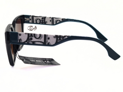 Dior - Black with Green Stick - female - plastic - Hexa Square - CR UV400 - Medium - Eyewear