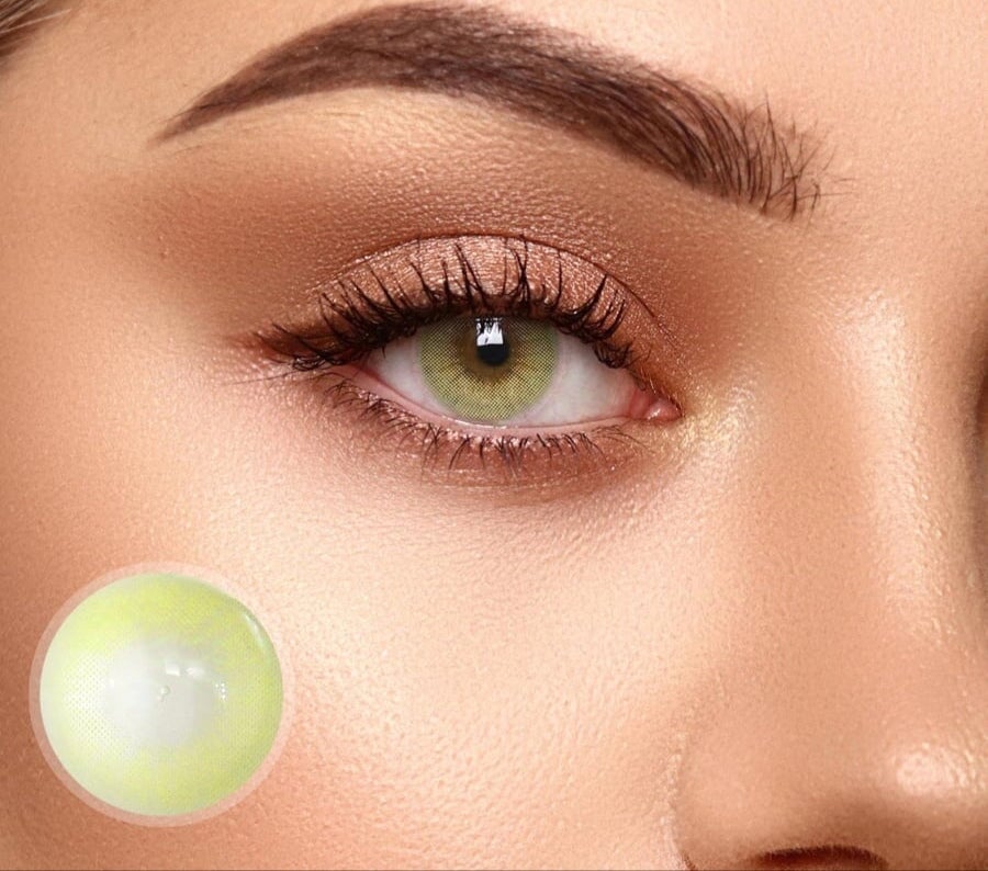 Polar Lights Yellow-Green Contact lens Al Ain Optical