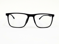 BOSS Rectangular Black Eyeglasses – Men Style Acetate Frame