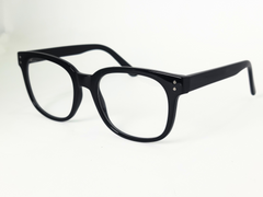 Classic Black Wayfarer Eyeglasses – Unisex Acetate Frame for Everyday Wear