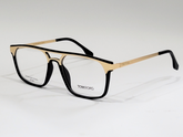 Tom Ford Black-Gold & Silver Square Eyeglasses, Dtylish, Durable, & LightWeight.y