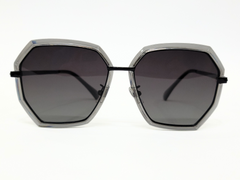 Luxury Geometric Black & Gold Sunglasses – Unisex Bold Style