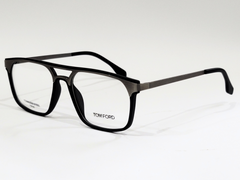 Tom Ford Black-Gold & Silver Square Eyeglasses, Dtylish, Durable, & LightWeight.y