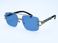 Gold Shield Luxury Sunglasses
