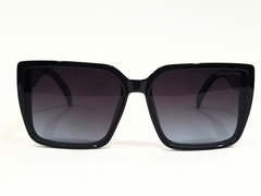 Louis Vuitton Black Square Sunglasses with Gradient Dark Lenses.