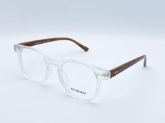 Balenciaga Unisex Acetate Eyeglasses – Classic Round Square Frame