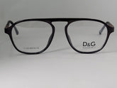 Desginer Eyeglasses- Black - Acetate - Square -Unisex - Optics