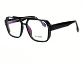 SHUTTER EYEWEAR Black Square Glasses - Unisex - 88058