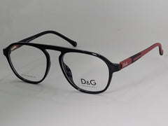 Desginer Eyeglasses- Black - Acetate - Square -Unisex - Optics