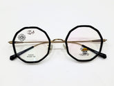 Designer - Black with Golden Stick - Female - Metal - Hexa - Eyewear