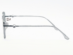 Women's EyeGlasses Metal Frame slightly octagonal shape .