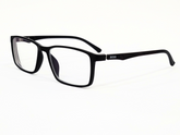 BOSS Rectangular Black Eyeglasses – Men Style Acetate Frame