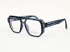 Shutter Eyewear Rectangular Eyeglasses with Accents