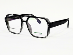 SHUTTER EYEWEAR Black Square Glasses - Unisex - 88058