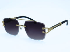 Gold Shield Luxury Sunglasses