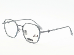 Women's EyeGlasses Metal Frame slightly octagonal shape .