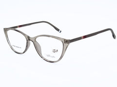 Designer - Grey - Female - Plastic Sheet - Cat Eye - Medium - Eyewear