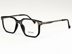Prada Black&Golden / Black&sliver Rectangular Eyeglassesp