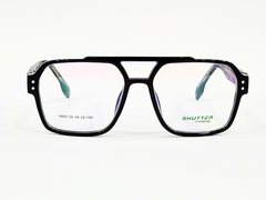 SHUTTER EYEWEAR Black Square Glasses - Unisex - 88058