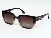 Fendi Black Square Sunglasses with Brown Gradient Polarized Lenses.