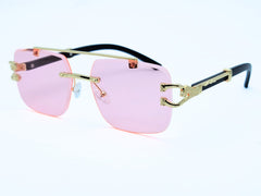 Gold Shield Luxury Sunglasses
