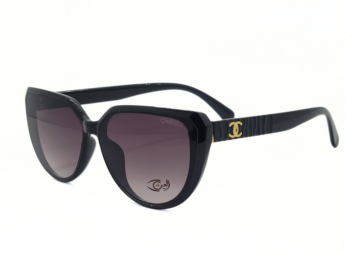CHANEL-Black- Female - Plastic-CatEye-CR UV400-Medium-Eyewear