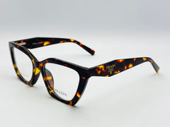 PRADA-GP23102-Black-Tiger Print -Blue-Gray-Multi Colour-Female-Plastic- Cat-eye -Medium -Eyewear