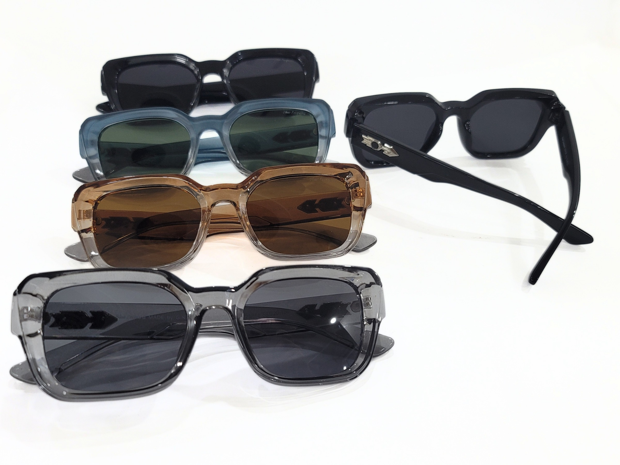 Desginer Square Oversized UV Sunglasses – Unisex Acetate Frame