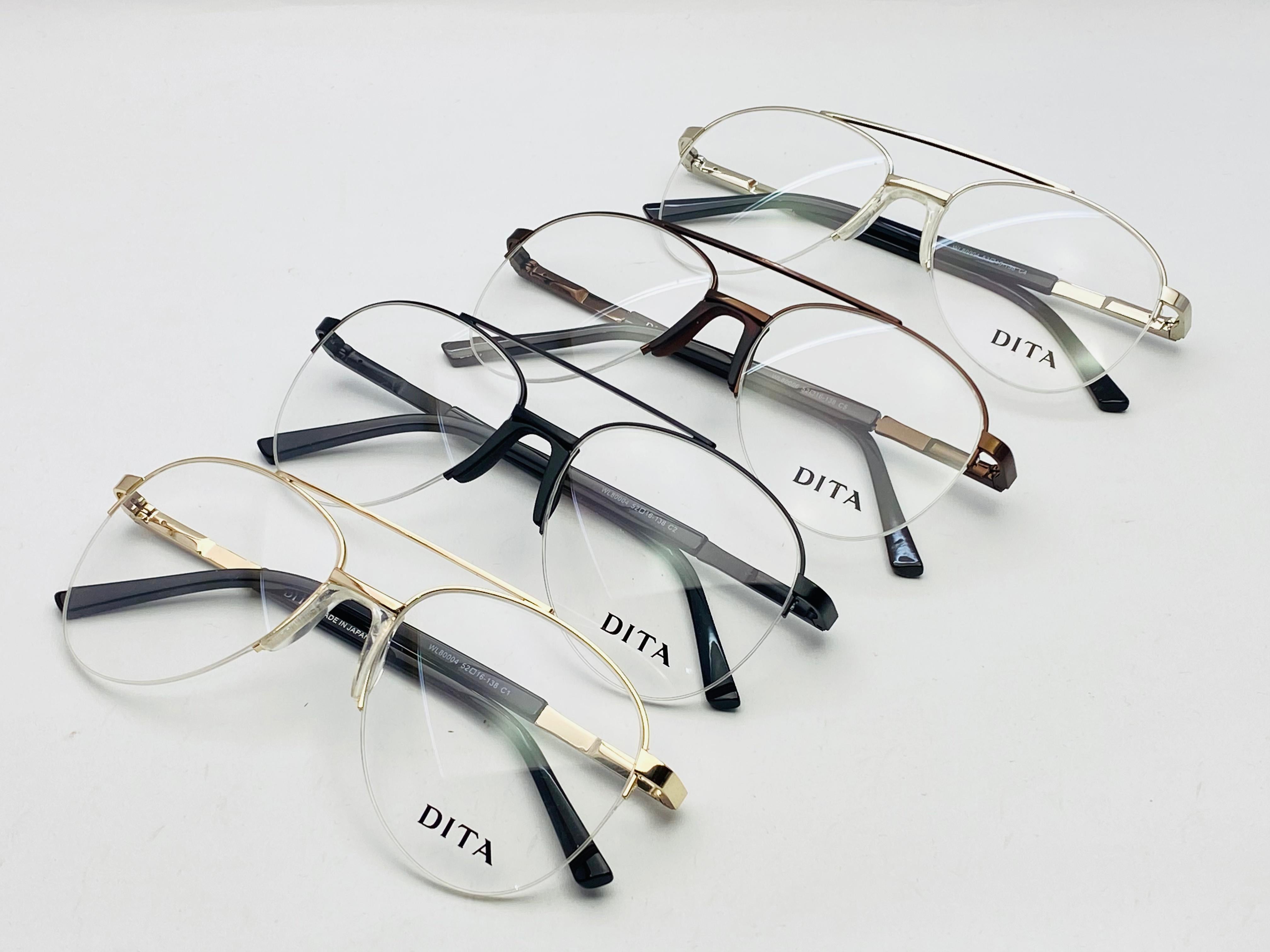 DITA Eyeglasses, Frame, Aviator Shape, Unisex.