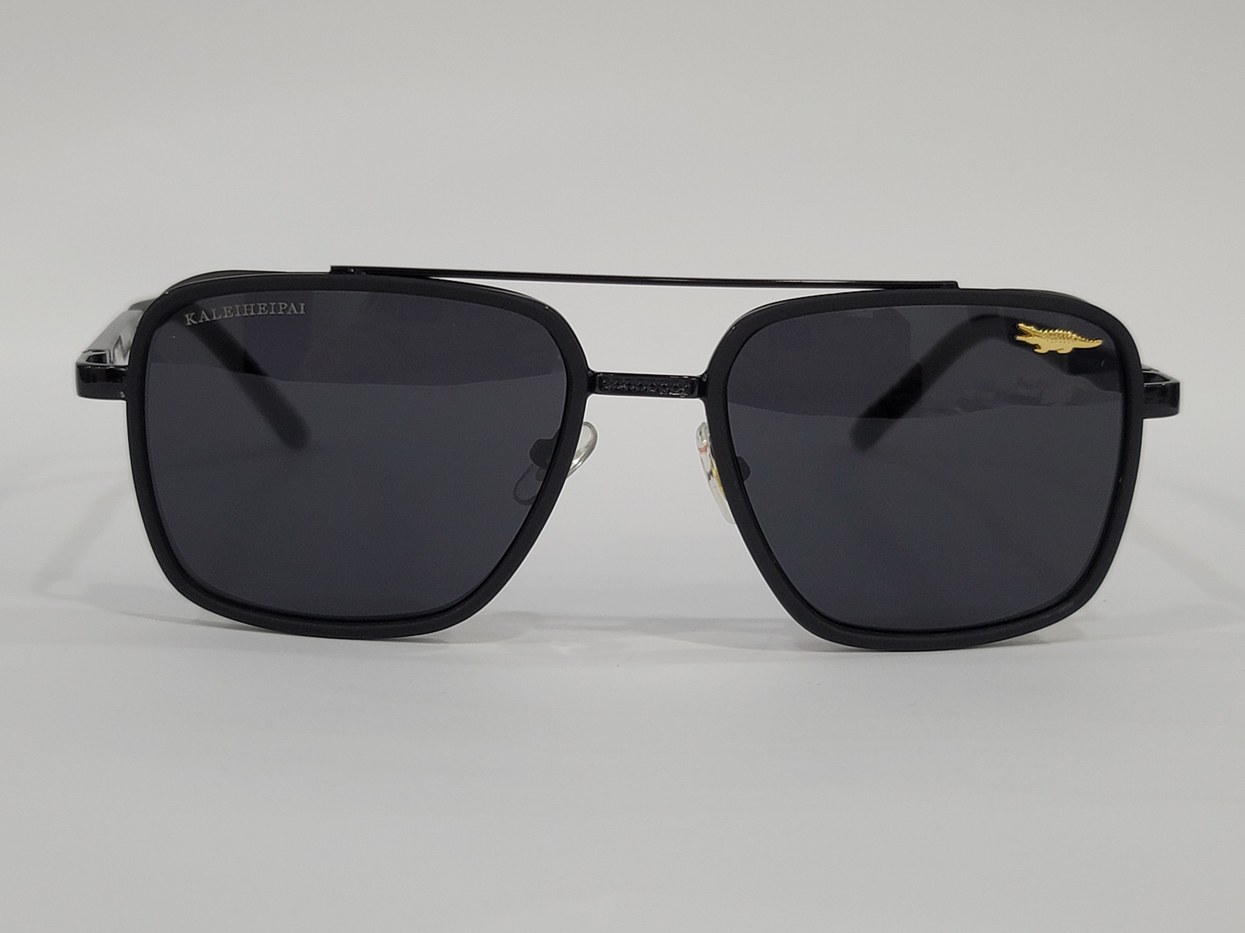 Lacoste Black Square Gradient Sunglasses – Unisex