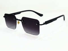 Premium Luxury Rimless Sunglasses – Bold Square Design with Gradient Lenses