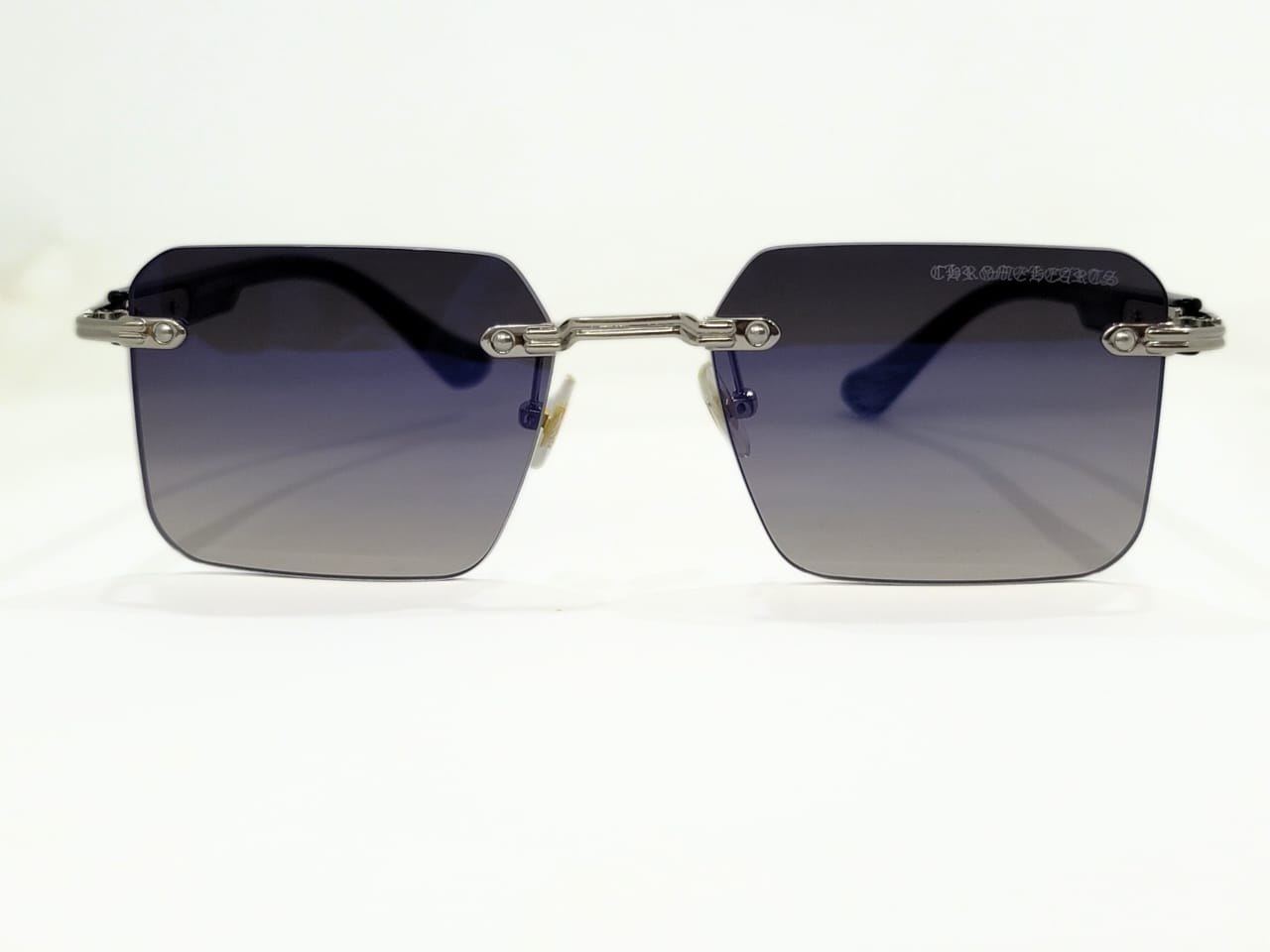 Premium Luxury Rimless Sunglasses – Bold Square Design with Gradient Lenses