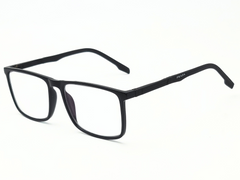 Prada Square Matte Black Eyeglasses – Unisex Lightweight Optical Frame