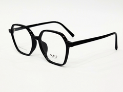 Designer Eyewear Black Rounded Square Glasses MZ013 54-18-146.