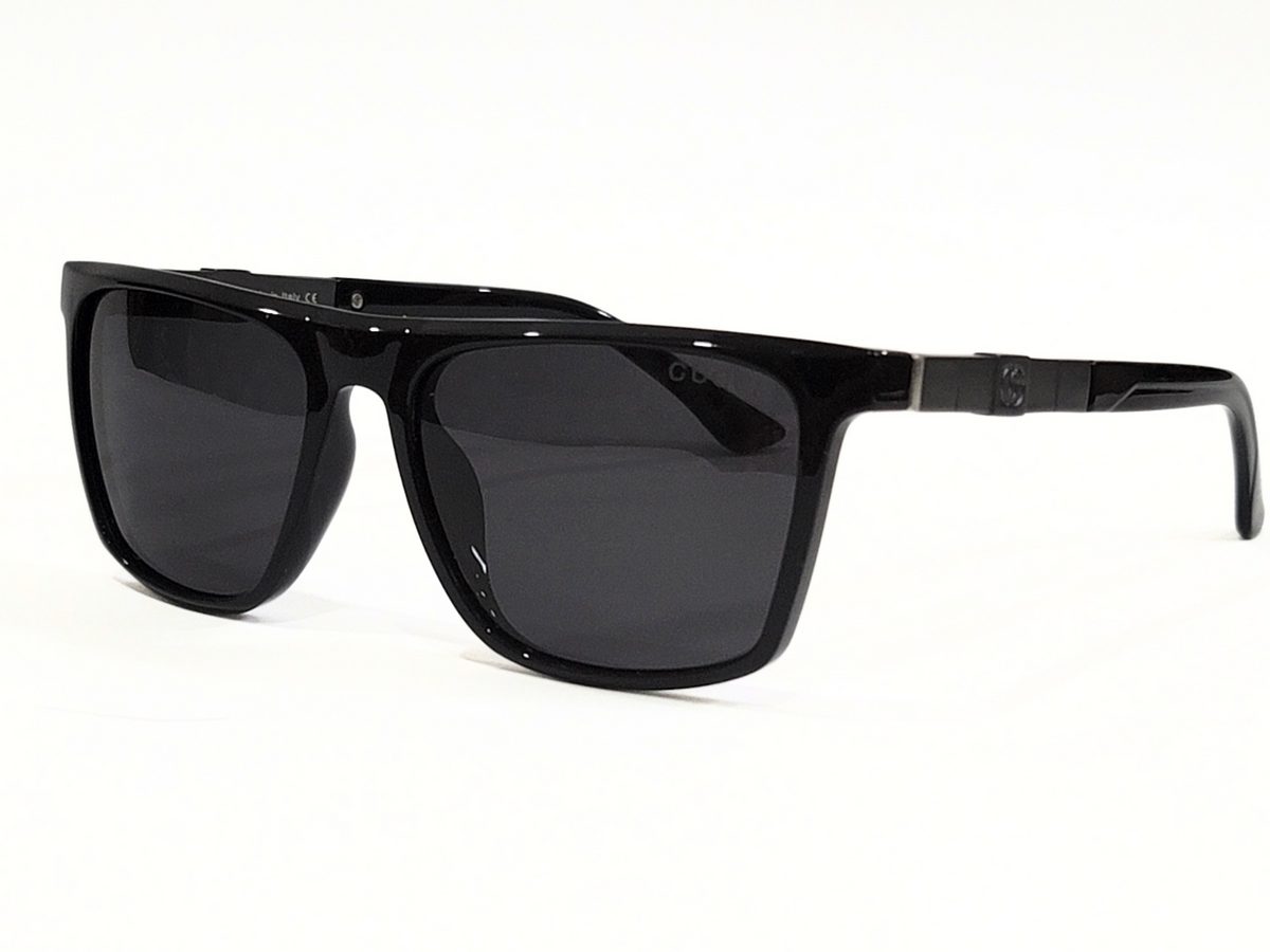 Designer Sunglasses Black Square  for Men and Women, Modern Design with Dark Lenses