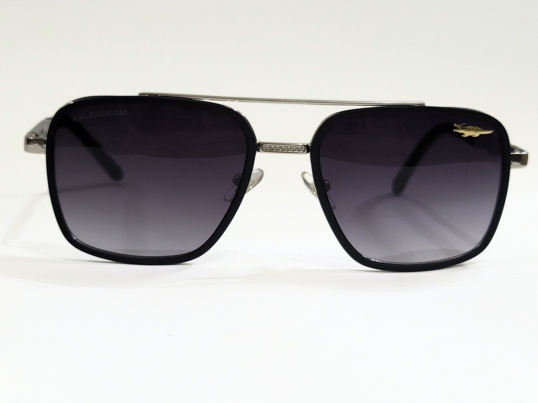 Lacoste Black Square Gradient Sunglasses – Unisex