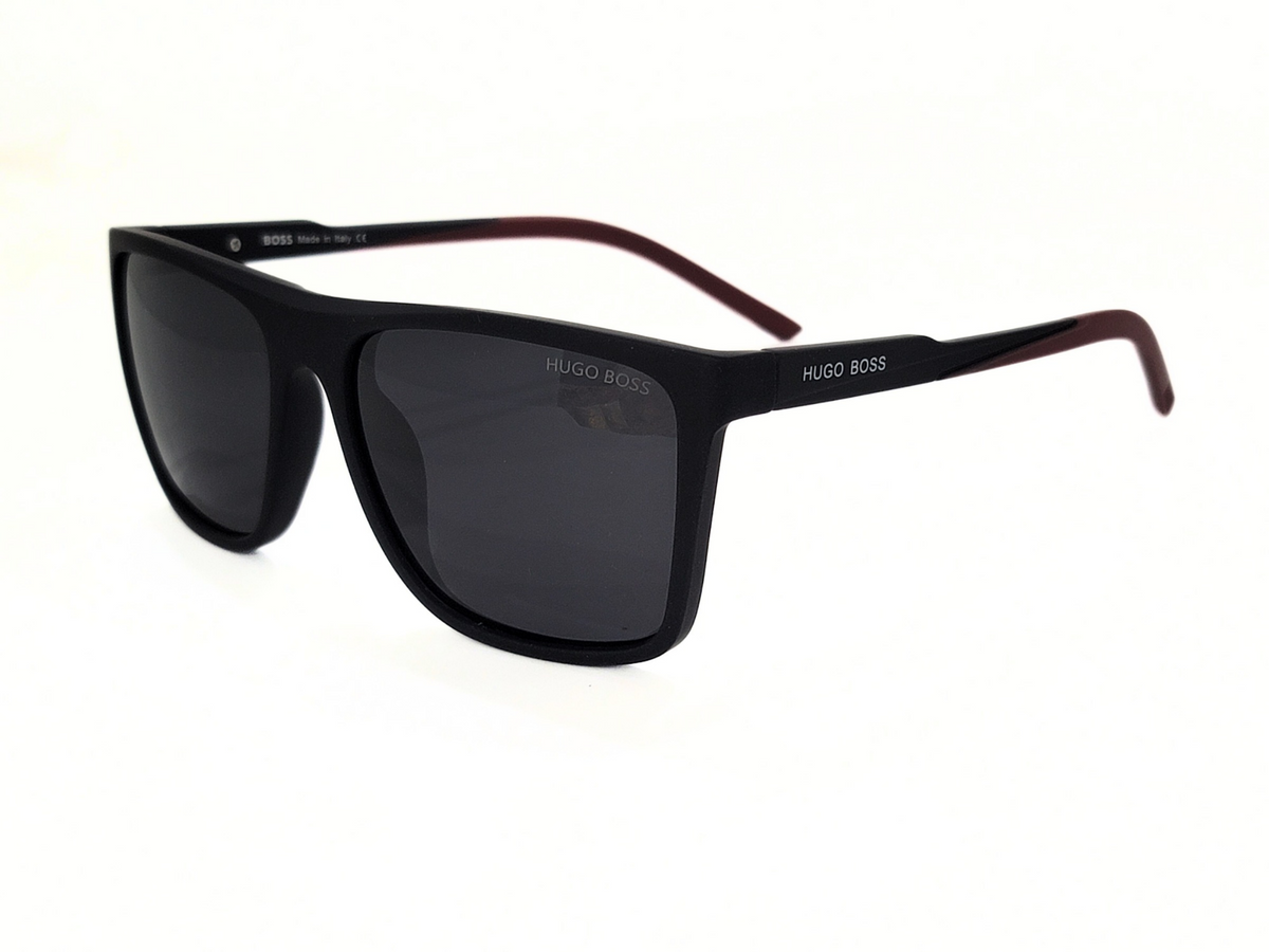 "HUGO BOSS Black Rectangular Sunglasses"