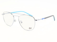 Designer  - Golden black contrast - male - Metal - Double Bridge Square - Wide - Eyewear