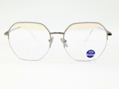 Designer Silver Hexa Glasses (Unisex)