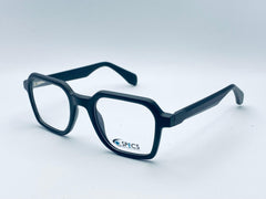 SPECS Matte Brown Rectangular Acetate Eyeglasses – Unisex
