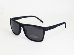 PS MOREL Polarized Unisex Sporty Sunglasses – Black with Orange, Red, or Blue Accents