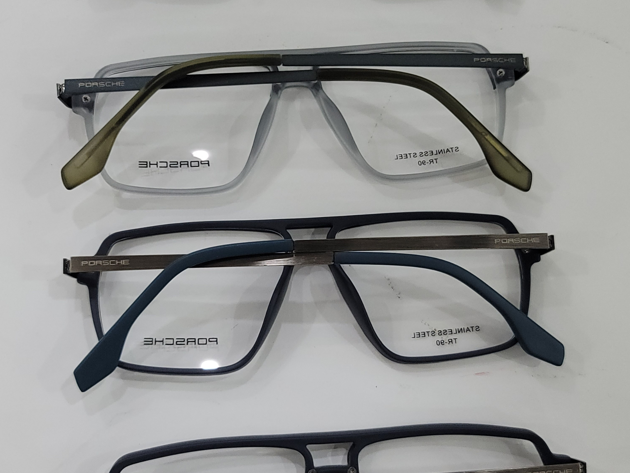 Porsche Rectangular Eyeglasses - Sleek and Stylish Design