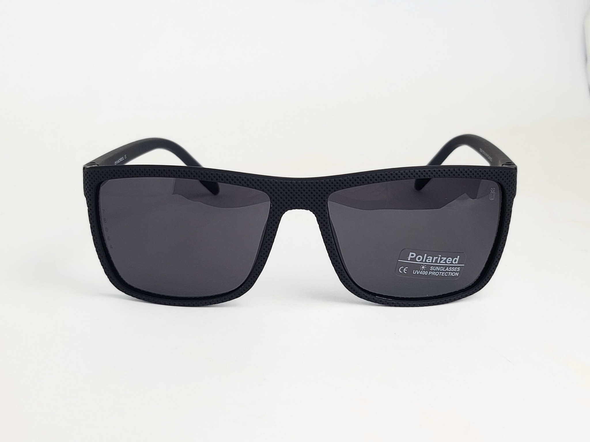 PS MOREL Polarized Unisex Sporty Sunglasses – Black with Orange, Red, or Blue Accents