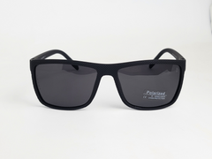 PS MOREL Polarized Unisex Sporty Sunglasses – Black with Orange, Red, or Blue Accents