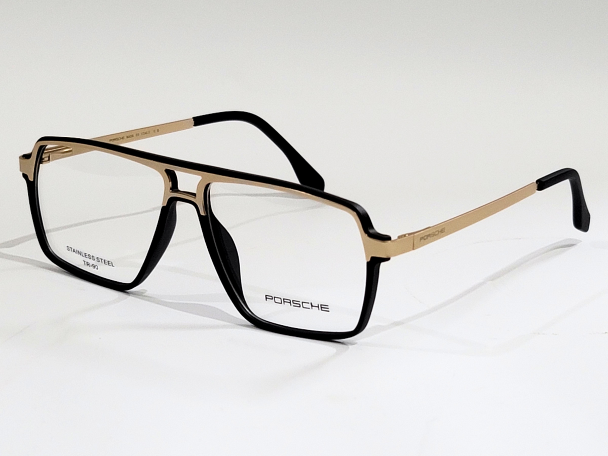 Porsche Rectangular Eyeglasses - Sleek and Stylish Design