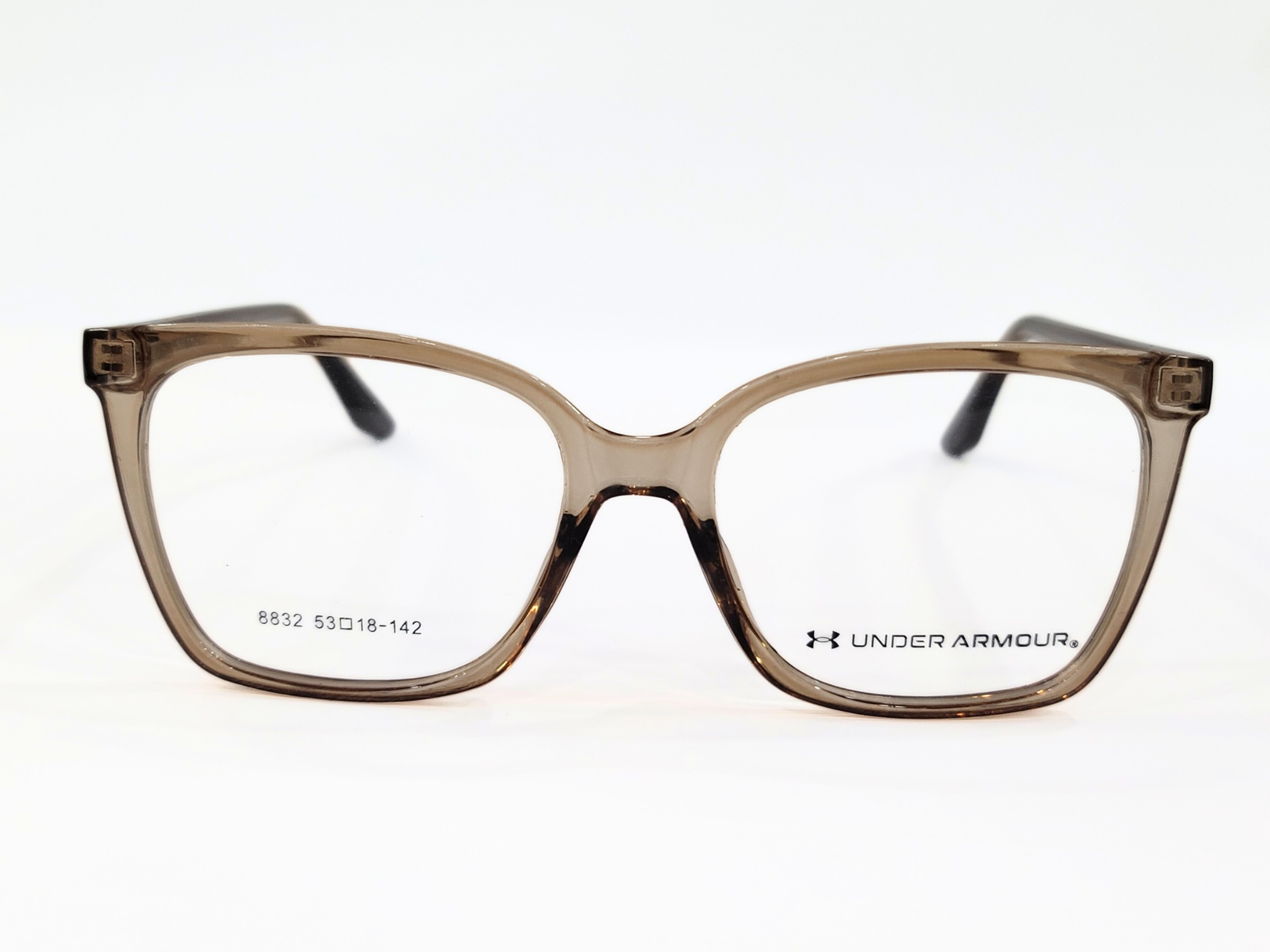 Under Armour Black Rectangular Glasses (Unisex)