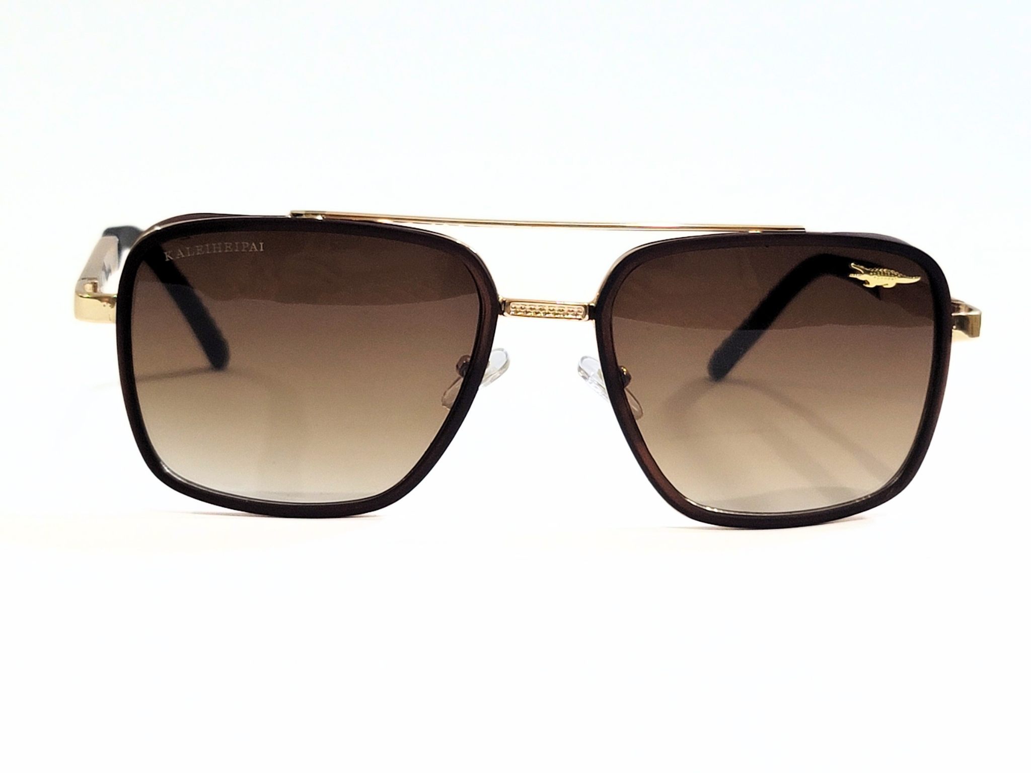 Lacoste Black Square Gradient Sunglasses – Unisex