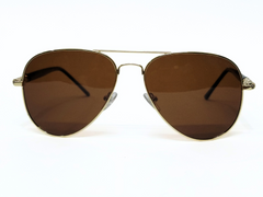 DITA Aviator Sunglasses - Gold Frame, Brown Lenses, Unisex