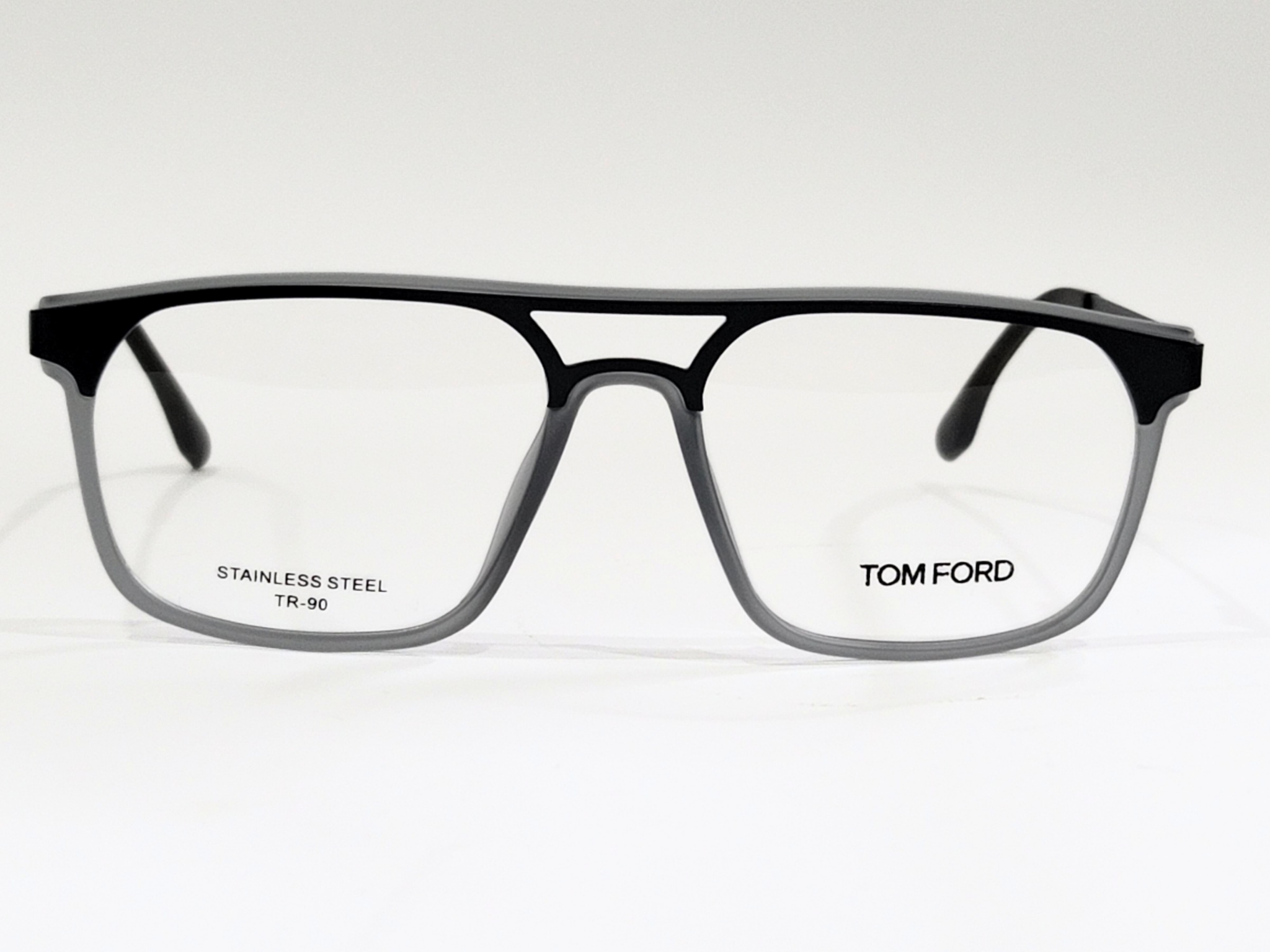 Tom Ford Black-Gold & Silver Square Eyeglasses, Dtylish, Durable, & LightWeight.y